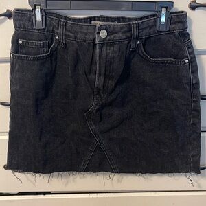 Women’s Black Jean Skirt